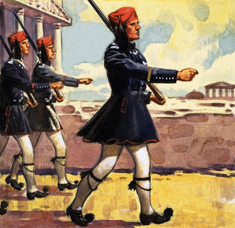 Görög Gárda alkotó: English School