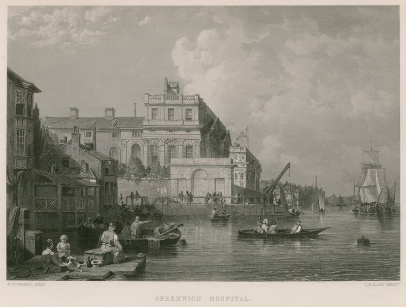 Greenwich Kórház, London alkotó: English School