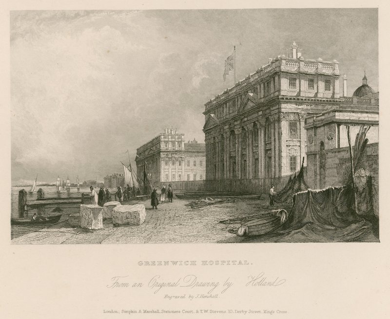 Greenwich Kórház, London alkotó: English School