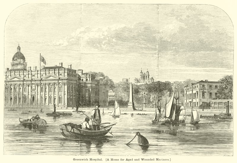 Greenwich Kórház, idős és sebesült tengerészek otthona alkotó: English School