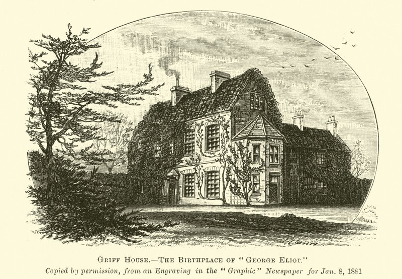 Griff House, George Eliot szülőhelye alkotó: English School