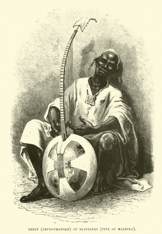 A Niantanso Griot (Improvisatore), a Malinka típusa alkotó: English School