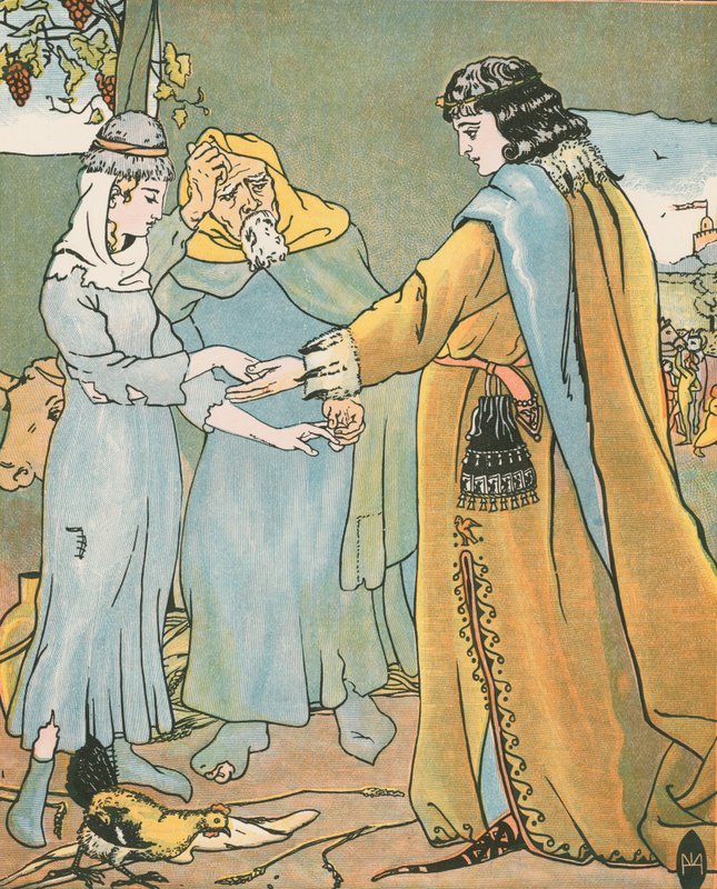 Griselda házassága. "This is ynough, Grisilde myn, Quod he alkotó: English School