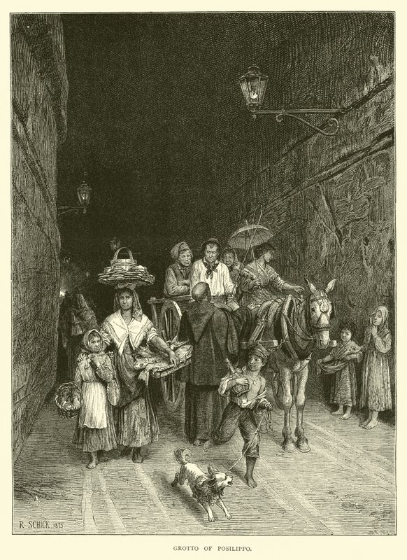 Posilippo barlangja alkotó: English School