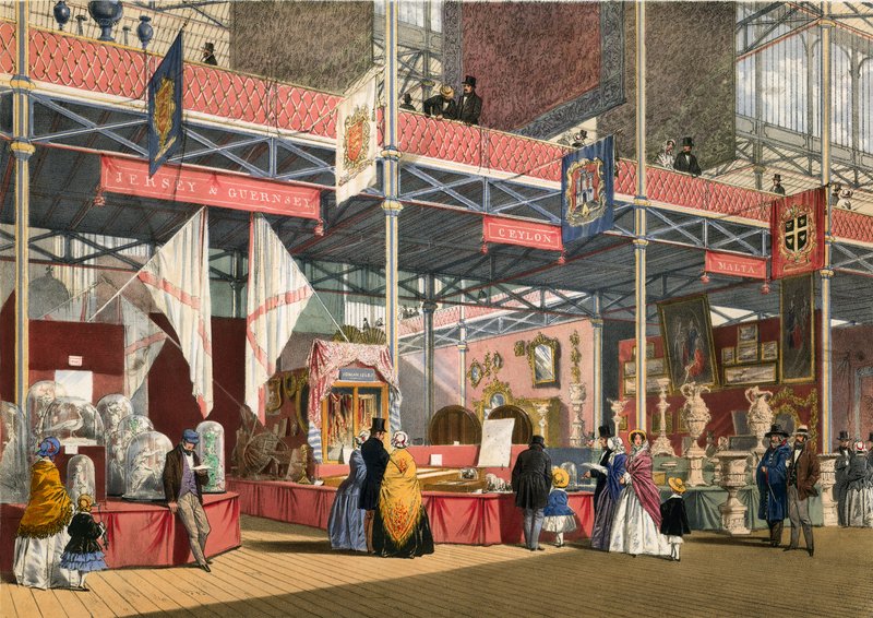 Guernsey és Jersey, Málta és Ceylon, Nagy kiállítás, 1851 alkotó: English School