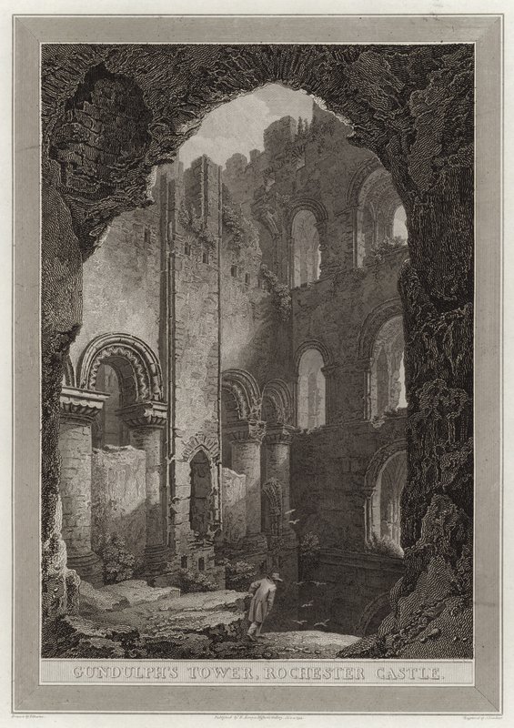 Gundulphs Tower, Rochester Castle alkotó: English School