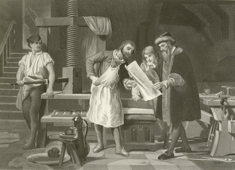 Gutenberg 1400-1468 alkotó: English School