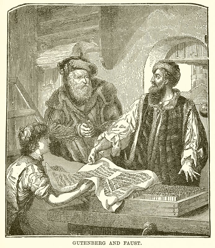 Gutenberg és Faust alkotó: English School