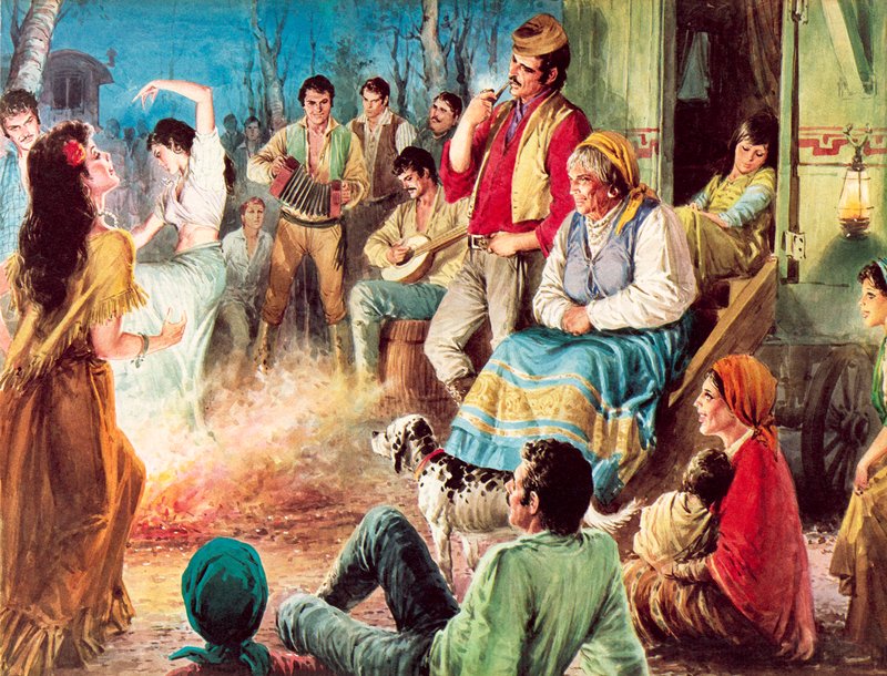 Bulizó cigányok alkotó: English School