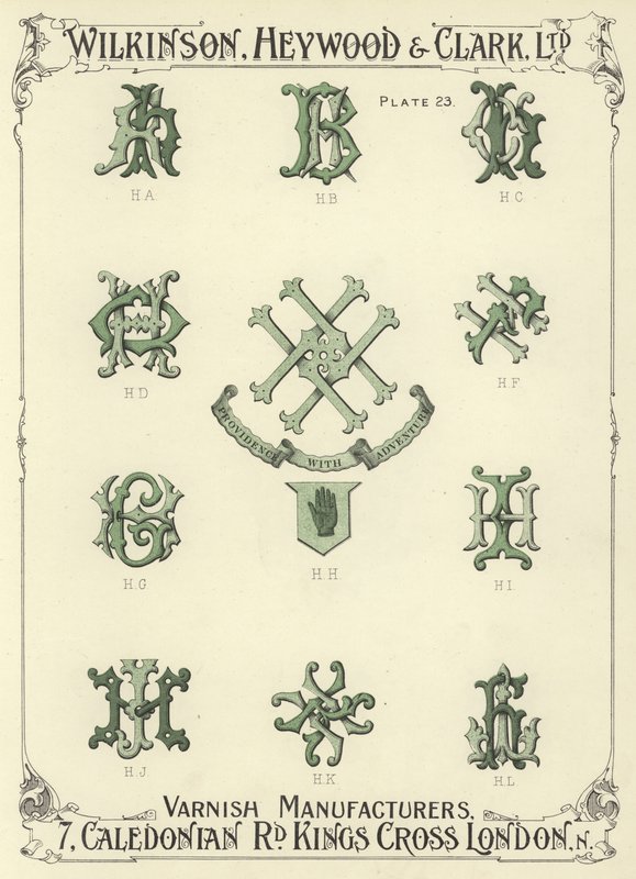 HA, HB, HC, HD, HH, HF, HG, HI, HJ, HK, HL alkotó: English School