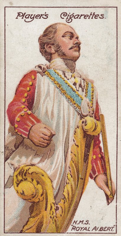 HMS "Royal Albert" (chromolitho) alkotó: English School