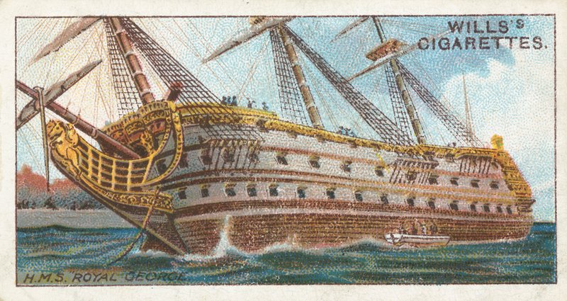 H.M.S. "Royal George" alkotó: English School