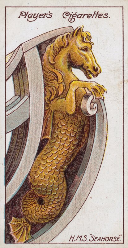 HMS "Seahorse" (kromolitho) alkotó: English School