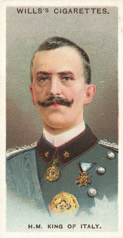 HM olasz király (chromolitho) alkotó: English School