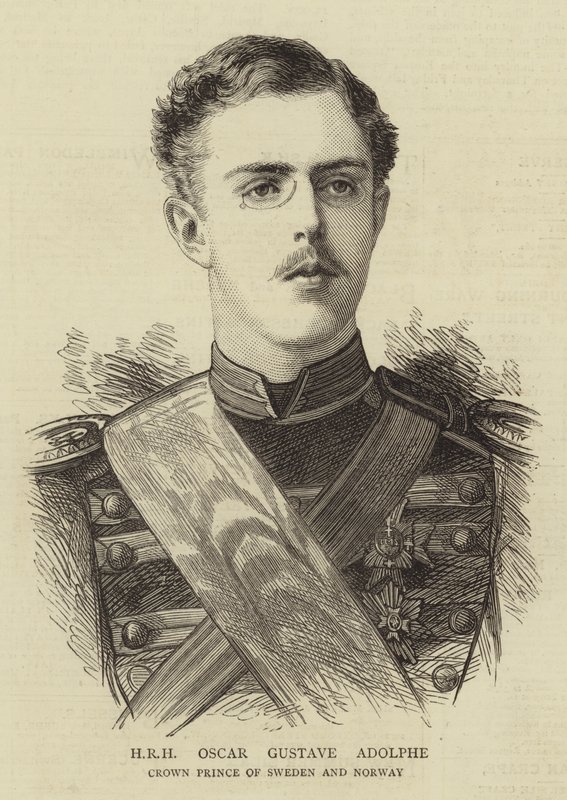 HRH Oscar Gustave Adolphe (metszet) alkotó: English School