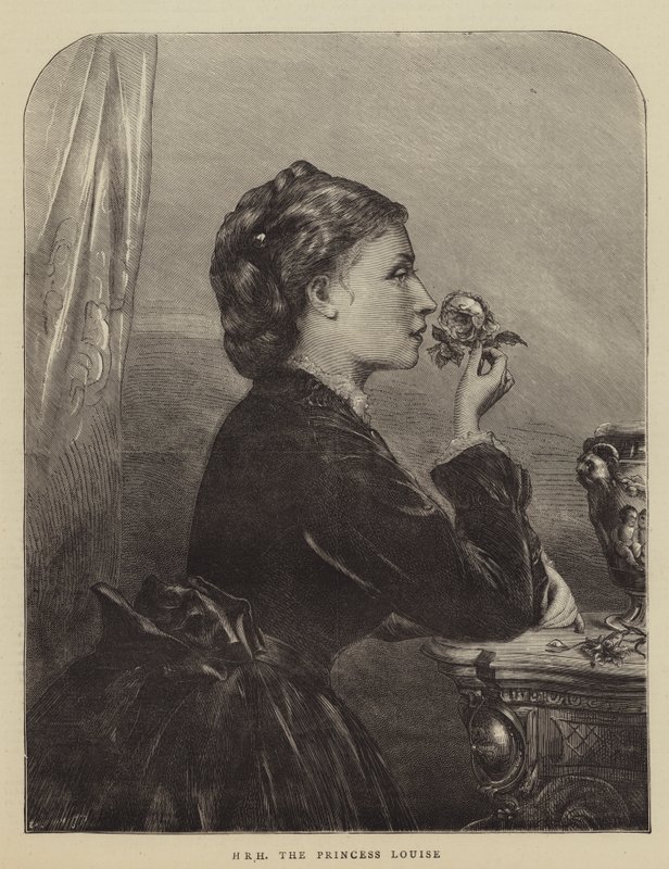 HRH Louise hercegnő (metszet) alkotó: English School