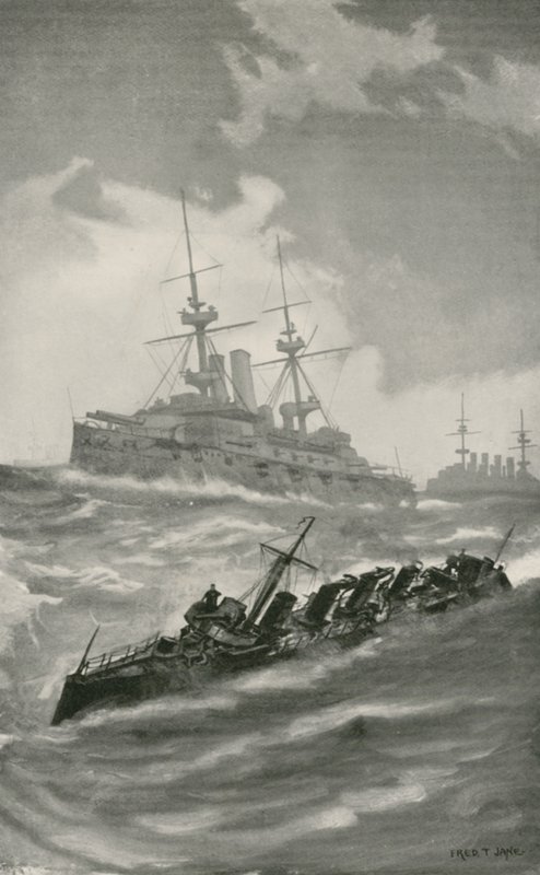 H. M. S. Mars, Terrible és Dragon Cruising in the La Manche alkotó: English School