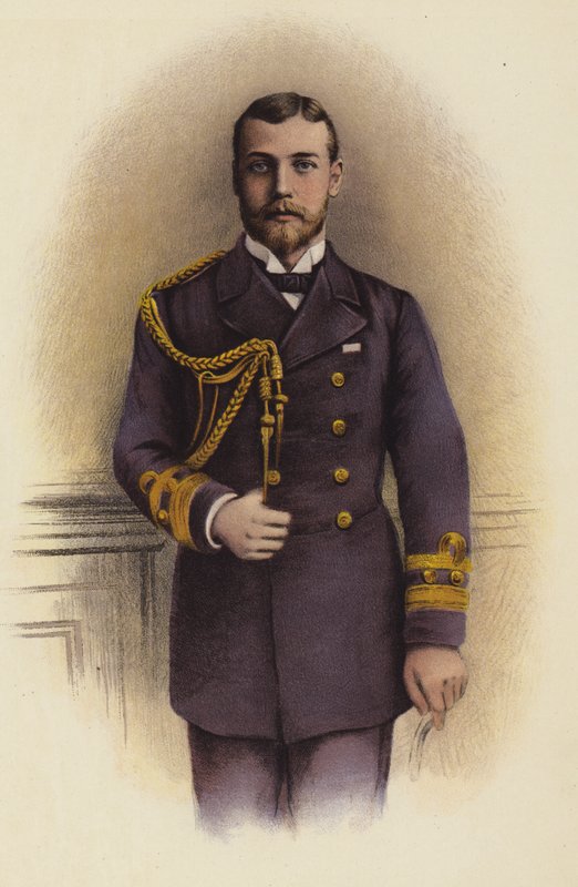 György walesi herceg (színes litográfia) alkotó: English School