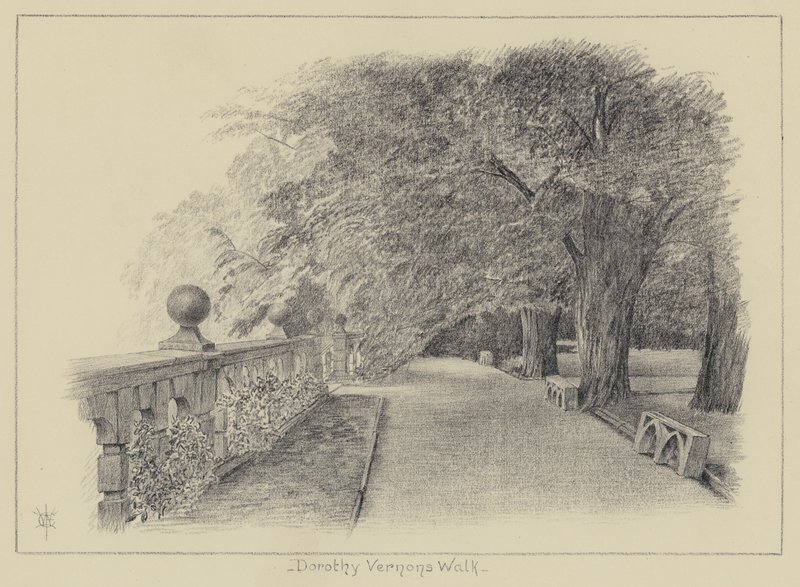 Haddon Hall, Dorothy Vernon sétája alkotó: English School