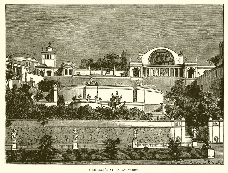 Hadrians-villa Tirurban alkotó: English School