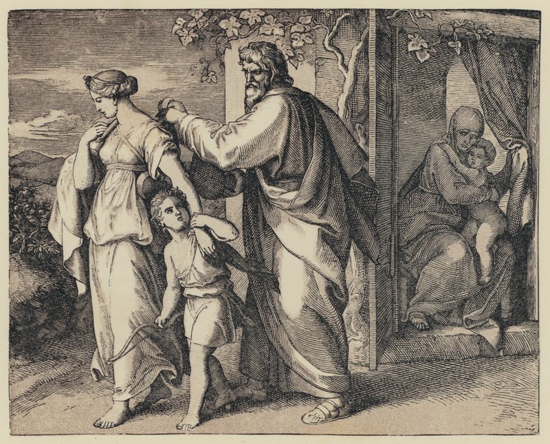 Hagar (metszet) alkotó: English School