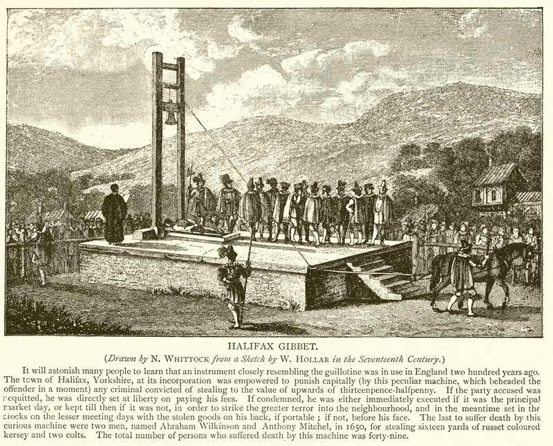 Halifax Gibbet alkotó: English School