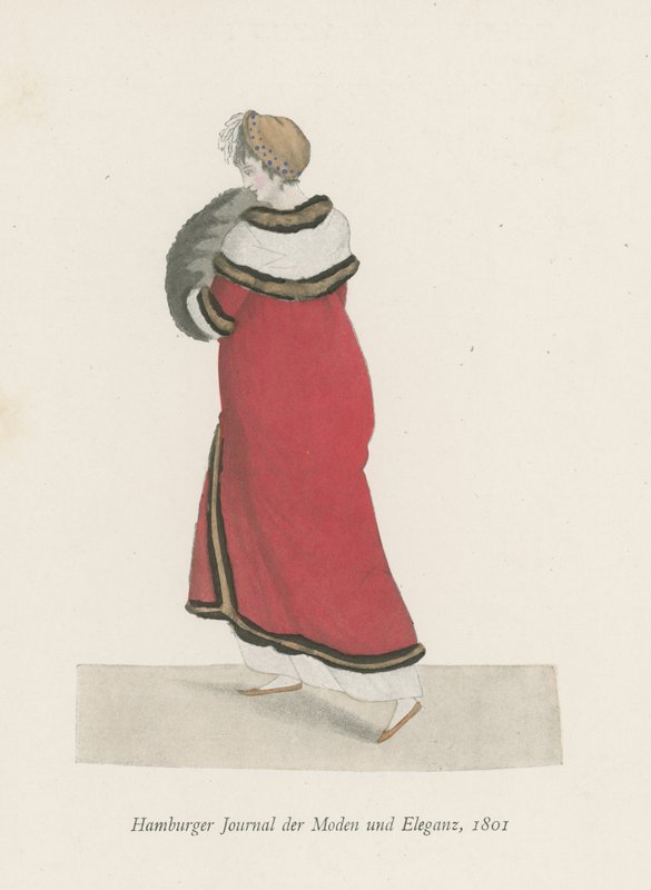 Hamburgi divat és elegancia folyóirat, 1801 alkotó: English School