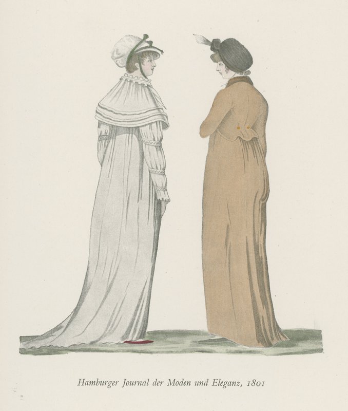 Hamburgi divat és elegancia folyóirat, 1801 alkotó: English School