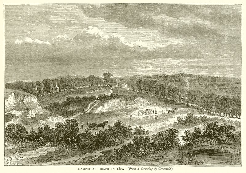 Hampstead Heath 1840-ben alkotó: English School