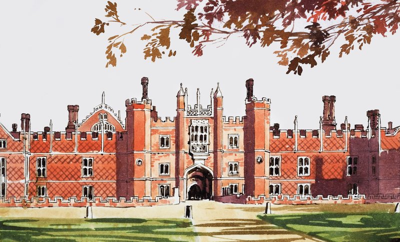 Hampton Court alkotó: English School