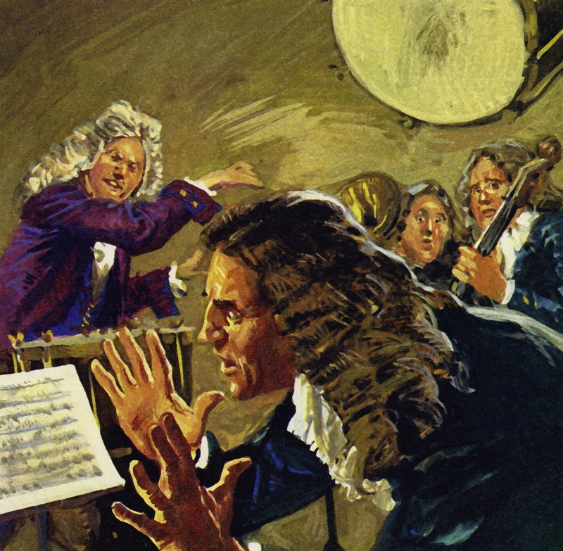 Händel egyszer egy bográcsdobot dobott egy zenekarvezetőre alkotó: English School