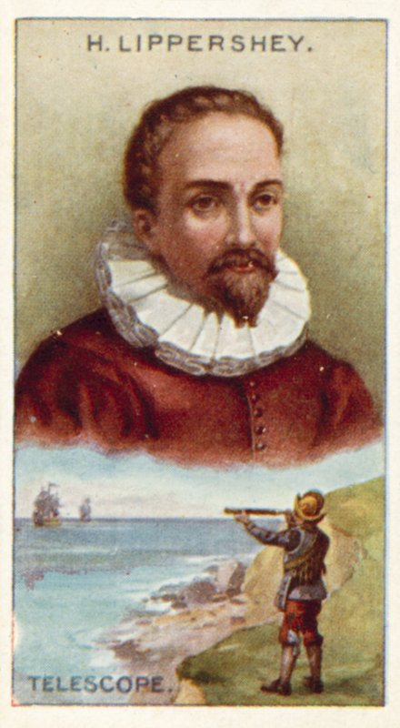 Hans Lippershey, teleszkóp alkotó: English School