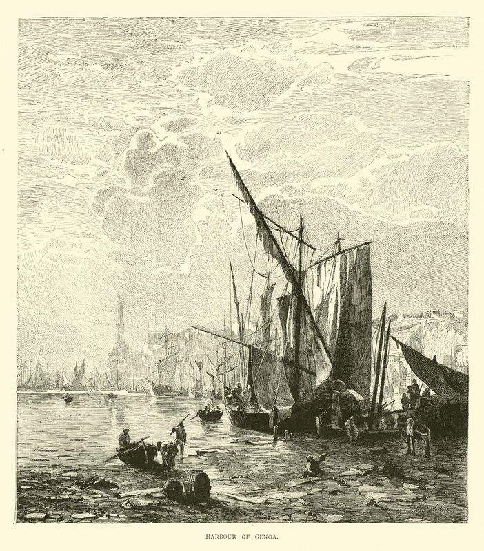 Genova kikötője alkotó: English School