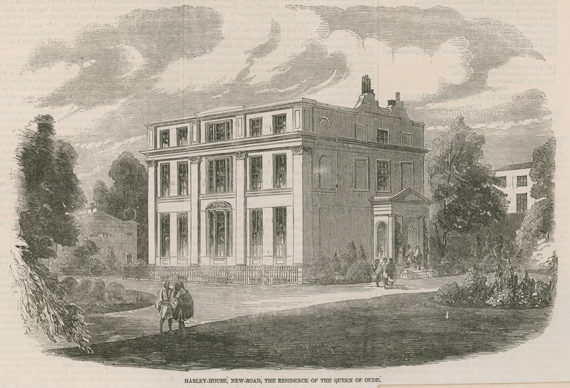 Harley House, New Road, London, Oude királynőjének rezidenciája alkotó: English School