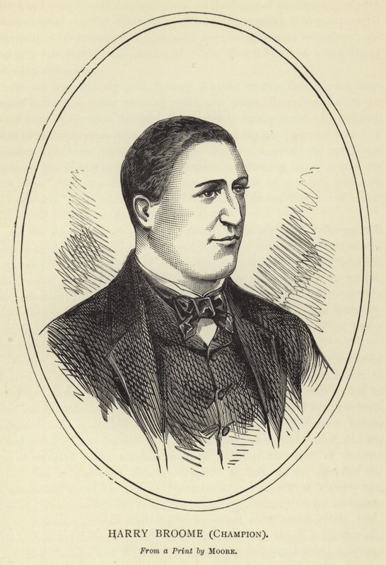 Harry Broome, bajnok, Moore nyomatából alkotó: English School