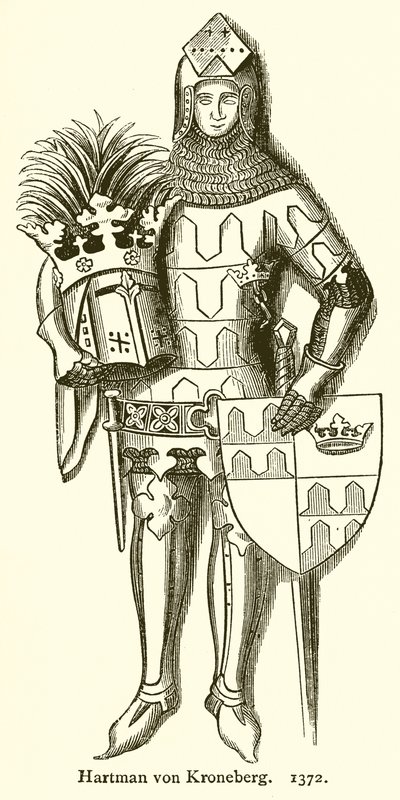 Hartmann von Kronenberg. 1372 alkotó: English School
