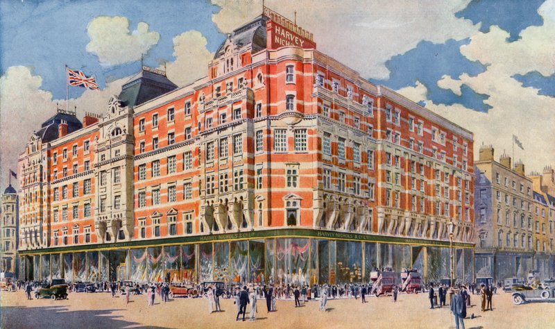 Harvey Nichols Knightsbridge-ben alkotó: English School