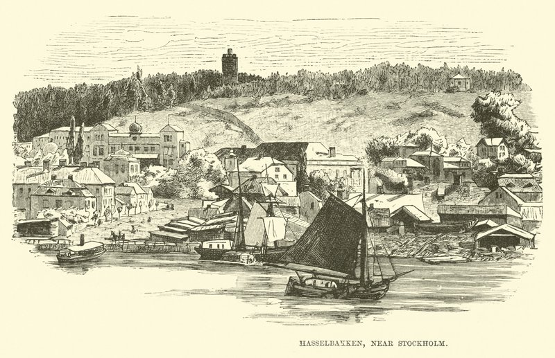 Hasselbakken, Stockholm közelében alkotó: English School