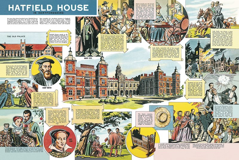Hatfield House alkotó: English School
