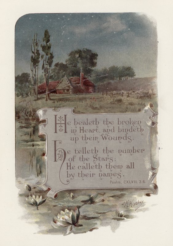 Meggyógyítja az összetört szívűeket (chromolitho) alkotó: English School