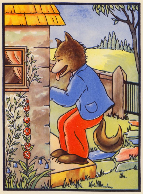Megérkezik a házhoz (színes litográfia) alkotó: English School
