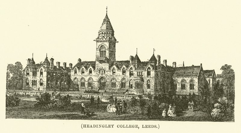 Headingley College, Leeds (metszet) alkotó: English School