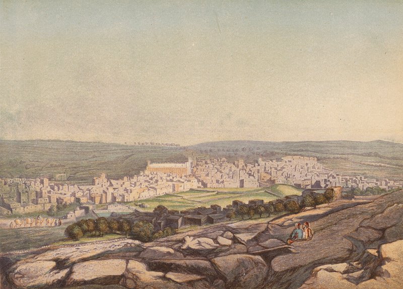 Hebron (színes litográfia) alkotó: English School