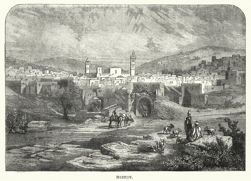 Hebron (metszet) alkotó: English School