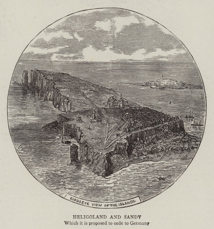 Helgoland és Sandy (metszet) alkotó: English School