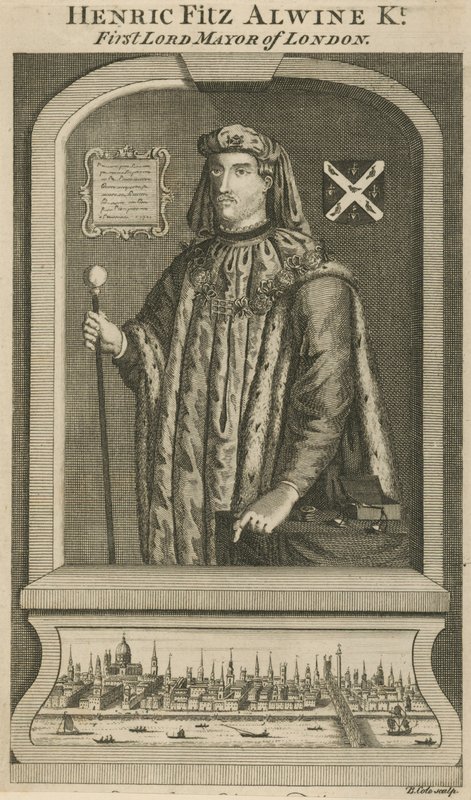 Henric Fitz Alwine, London első főpolgármestere alkotó: English School
