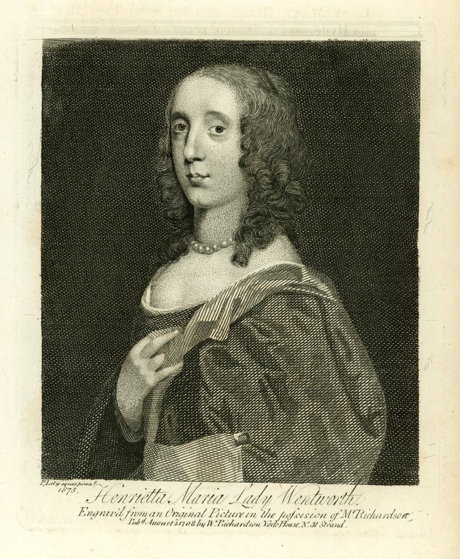 Henrietta Maria, Lady Wentworth alkotó: English School