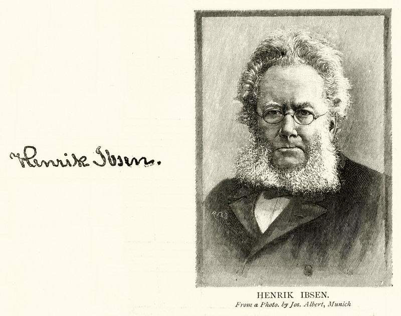 Henrik Ibsen (metszet) alkotó: English School