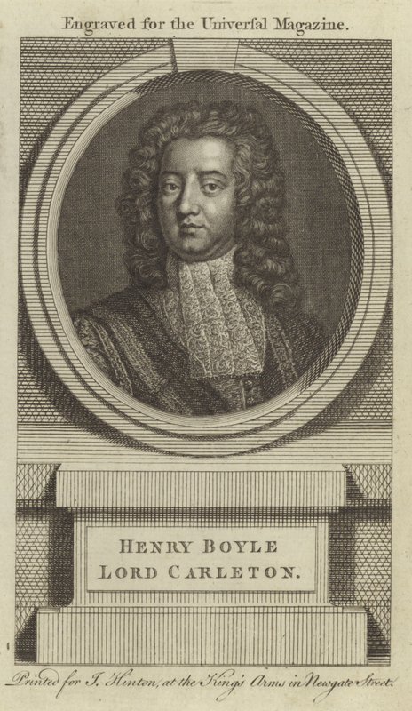 Henry Boyle, Lord Carleton alkotó: English School