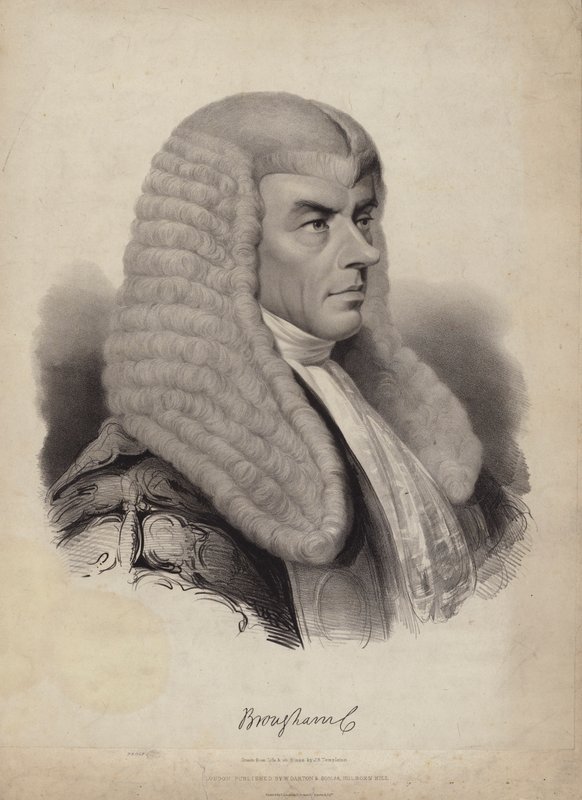 Henry Brougham, Brougham és Vaux 1. báró, brit politikus és képviselő alkotó: English School